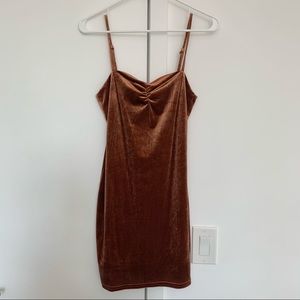 Velvet Tight Sling Dress